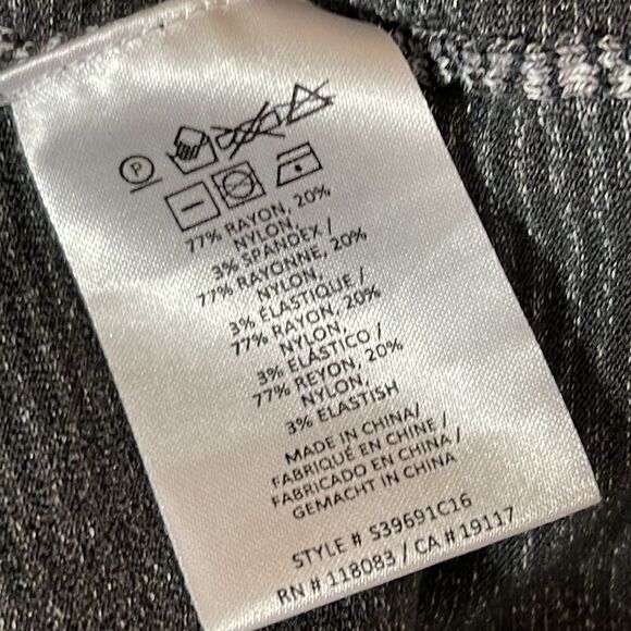 Minnie rose Dress womens size Xs space dye knit bodycon Gray - Picture 8 of 9